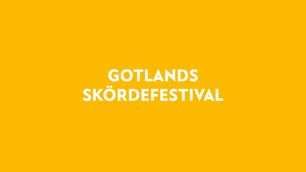 Gotlands Skördefestival 7-8 sep 2024